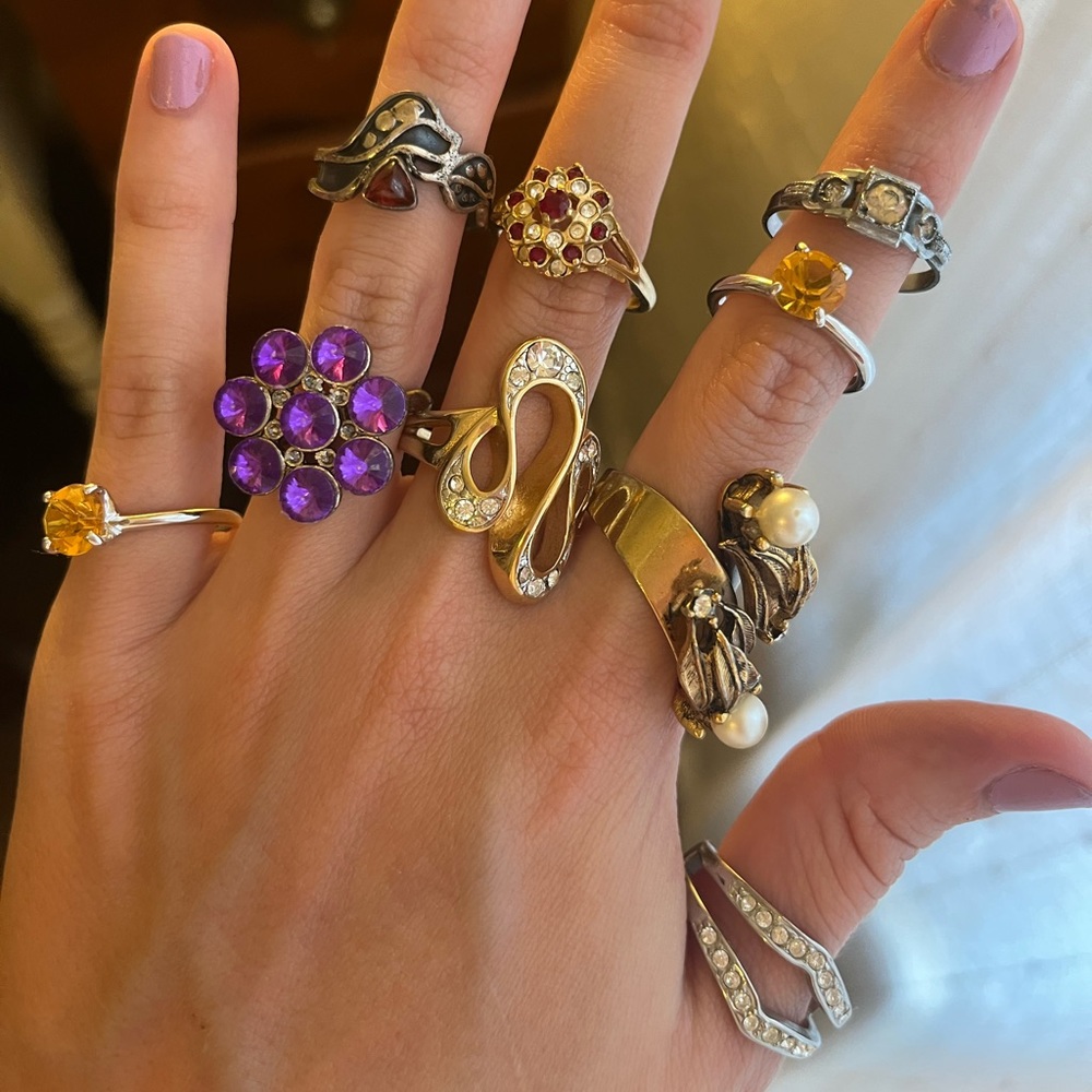 Costume Jewelry Rings (Set)
